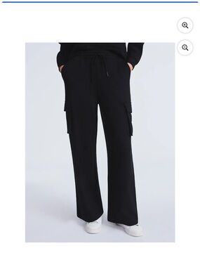Scoop Women’s Large Black Scuba Cargo Trousers - NWT (still in the bag) 12-14